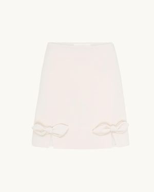 Racil Twiggy Bow Skirt - Natural
