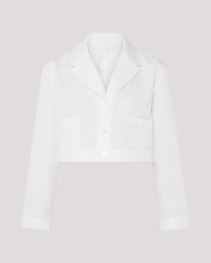 Racil Mimi Cropped P.J. Top - White