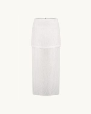 Racil Demi Skirt - White