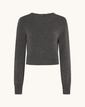 Racil Caro Cropped Jumper - Black