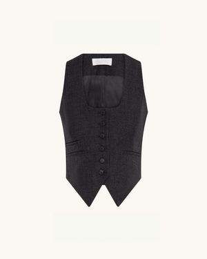 Racil Nadia Waistcoat - Black