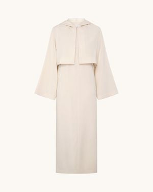 Racil Zendaya Dress & Cape Set - Natural