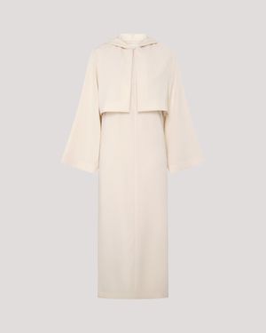 Racil Zendaya Dress Cape Set - Natural