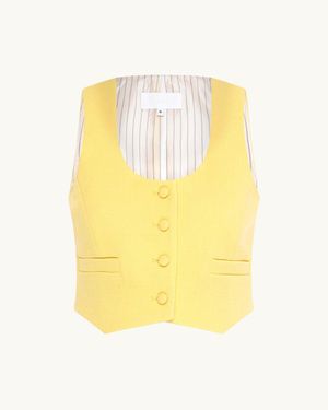 Racil Tony Waistcoat - Yellow