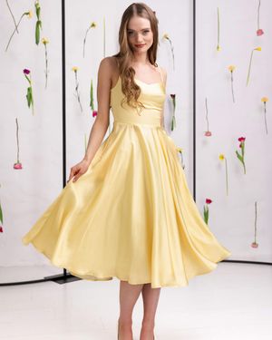 RainSisters Fit And Flare Dress - Natural