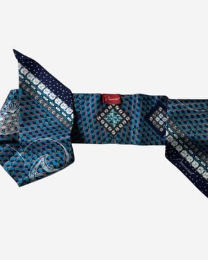 Baccarat Louxor Twill Silk Hair Band 2810794 - Blue