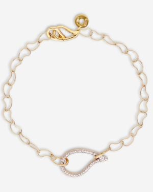 Nanis Cashmere 18K Diamond Chain Bracelet Bs16-569 - Metallic