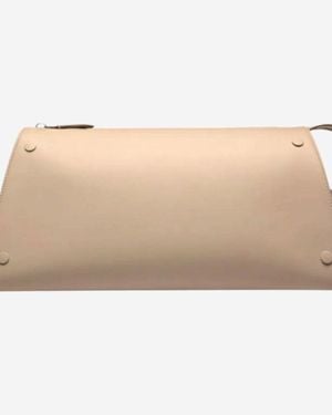 Bally Arieel Leather Clutch Bag 6302143 - Natural