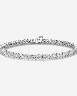 Ina Mar 14K 3.50 Ctw Diamond Tennis Bracelet Bc08685-Cz4Wg - Metallic
