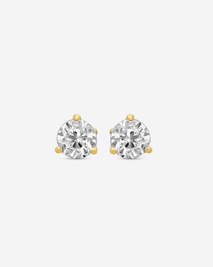 Ina Mar 0.75 Ctw Round Diamond Martini Stud Earrings St1001D-Fy-075F - White