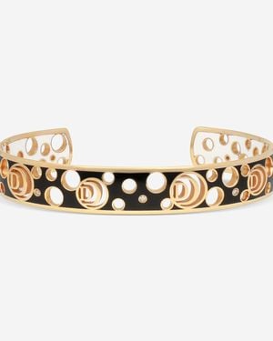 Damiani Ssima 18K & Ceramic Diamond Cuff Bracelet 20059247 - Metallic