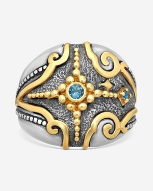 Konstantino Angelic Sterling & 18K Ring Sz.7 Dkj928-298-S7 - Metallic