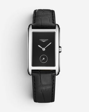 Longines Dolcevita Stainless Steel Quartz Ladies Watch L5.512.4.50.2 - Black