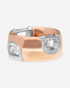 Damiani D. Icon 18K & Diamond Band Ring Sz. 5.25 20049328 - White
