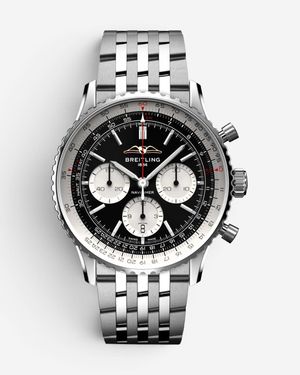 Breitling Navitimer Chronograph Stainless Steel Automatic Watch Ab0138211B - Metallic
