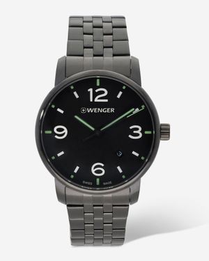 Wenger Swiss Army Urban Metropolitan Dial Quartz Watch 01.1741.119 - Black