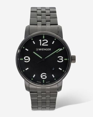 Wenger Swiss Army Urban Metropolitan Dial Quartz Watch 01.1741.119 - Black