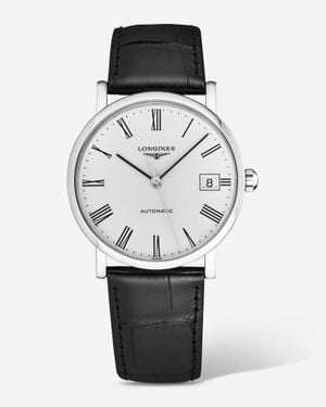 Longines Elegant Dial Stainless Steel Automatic Ladies Watch L4.809.4.11.2 - Black