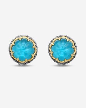 Konstantino Angelic Sterling & 18K Silka Earrings Skmk3187-37 - Blue