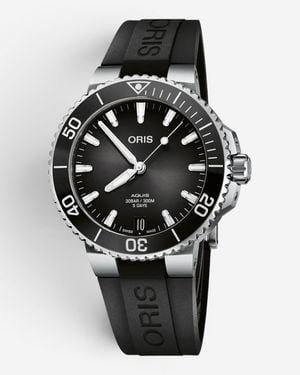 Oris Aquis Date Caliber 400 Stainless Steel Automatic Watch 01-400-7769-41 - Black