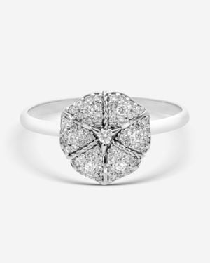 Nanis 18K Diamond Statement Ring Sz. 7.5 As15-571 - Metallic