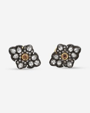 Armenta 18K & Blackened Sterling Multi-Stone Cufflinks 18049 - Metallic