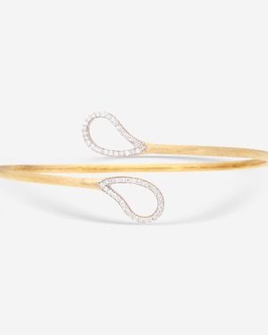 Nanis 18K Diamond Bangle Bracelet Bs18-569 - White