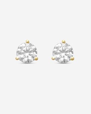 Ina Mar 1.50 Ctw Round Diamond Martini Stud Earrings St1001D-Fy-150F - Metallic