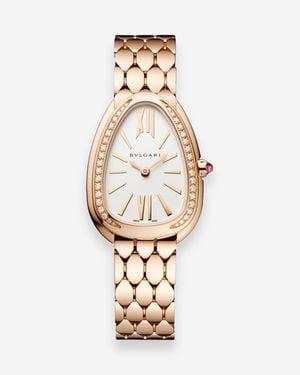 BVLGARI Bulgari Serpenti Seduttori 18K Diamond Quartz Ladies Watch 103146 - Metallic