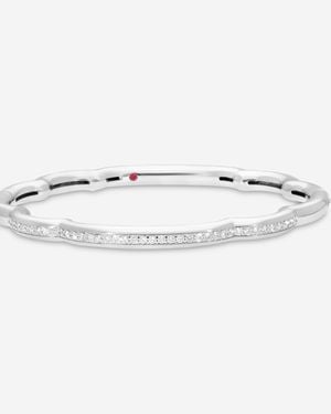 Roberto Coin Cialoma 18K Diamond Bangle Bracelet 7773574Awbax - Metallic