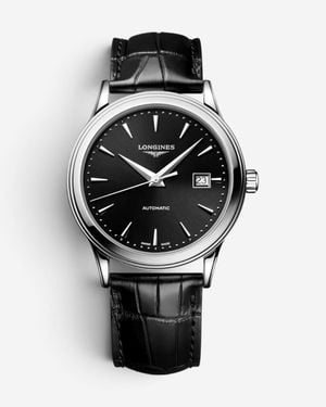 Longines Flagship Stainless Steel Automatic Watch L4.984.4.59.2 - Black
