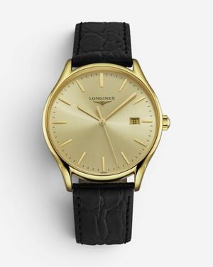 Longines Lyre Stainless Steel & 18K Pvd Automatic Ladies Watch L4.86 - Metallic