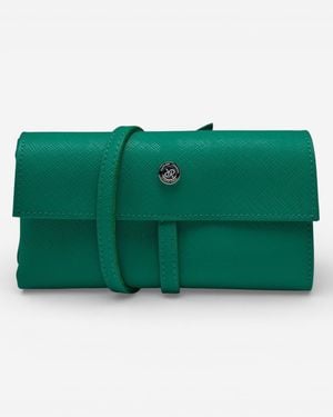 Rapport Via Leather Four-Watch Wrap D43 - Green