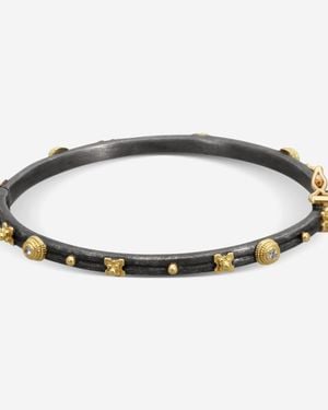 Armenta 18K & Sterling Multi-Gemstone Huggie Bracelet 02691 - Metallic