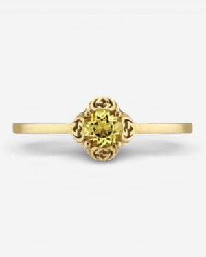 Gucci 18K Beryl Ring Sz. 5.25 Ybc662428002010 - Metallic