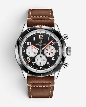 Breitling Classic Avi Super Stainless Steel Automatic Watch Yb04451A1B1X1 - Brown