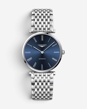 Longines La Grande Classique Stainless Steel Automatic Ladies Watch L49084946 - Blue
