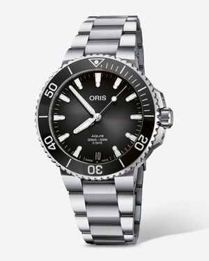 Oris Aquis Date Caliber 400 Stainless Steel Automatic Watch 01-400-7769-41 - Metallic