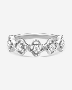 Hearts On Fire Signature 18K Diamond Ring Sz. 6.5 Hbasigpb00158W-C - White