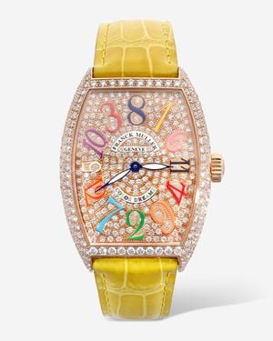 Franck Muller Cintree Curvex Crazy Hours Color Dreams 18K Rose Automatic Watch 7851Chcoldrmdcd - Metallic