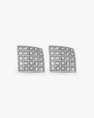Roberto Coin Byzantine Barocco 18K Diamond Clip Earrings 7771948Awerx - White