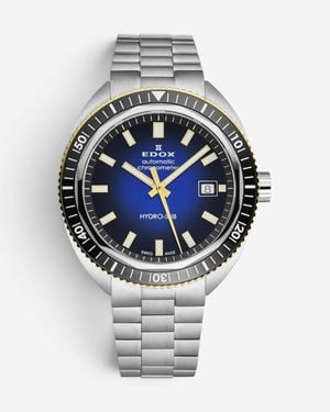 Edox Hydrosub Stainless Steel Automatic Watch 80128-357Jnm-Budd - Metallic