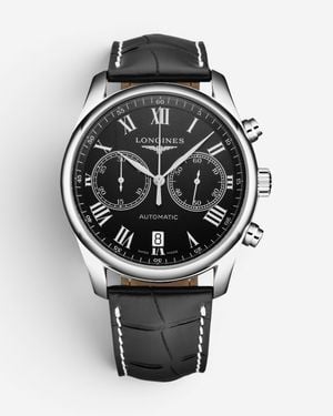 Longines Master Collection Chronograph Stainless Steel Automatic Watch L2 - Metallic