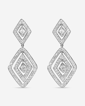 Roberto Coin Diamante 18K Diamond Drop Earrings 111482Awerx0 - Metallic