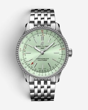 Breitling Navitimer Automatic Stainless Steel Ladies Watch A17395361L1A1 - Green