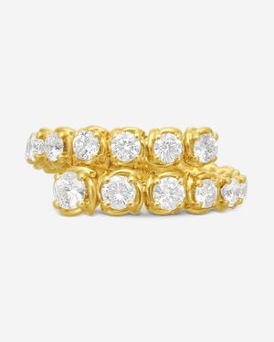 Ina Mar 18K 2.02 Ctw. Round Diamond Wrap Ring Sz. 6 Arr20051Bs-Yqj065 - Metallic