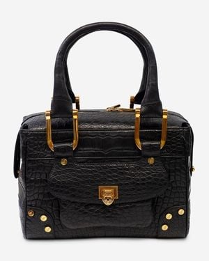 Chopard Caroline Mini Matte Alligator Leather Handbag 95000-0176 - Black