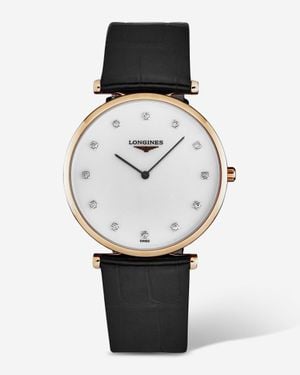 Longines La Grande Classique Diamonds Quartz Ladies Watch L4.709.1.88.2 - Black