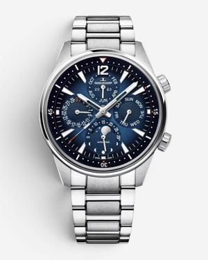 Jaeger-lecoultre Polaris Perpetual Calendar Stainless Steel Automatic Watch Q9088180 - Blue