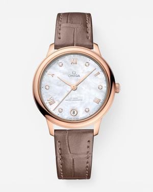 Omega De Ville Prestige 18K Diamond Automatic Ladies Watch 434.53.34.2 - Multicolor